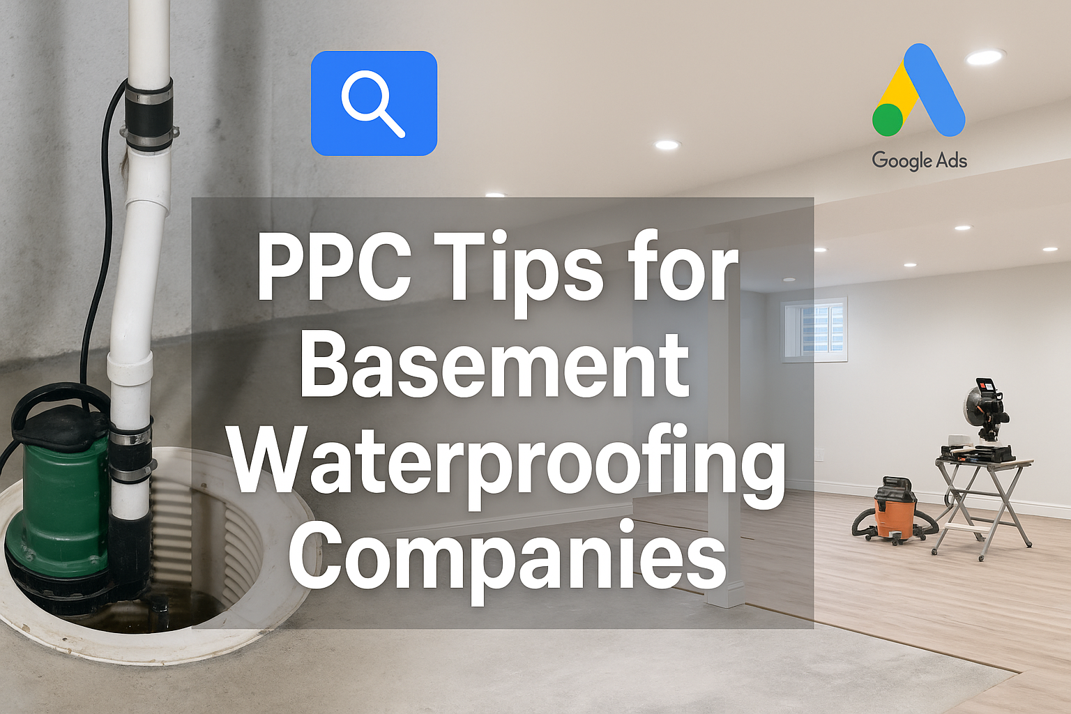 PPC Tips for Basement Waterproofing Companies – Google & Bing Ads